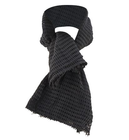 Netsjaal zwart klein