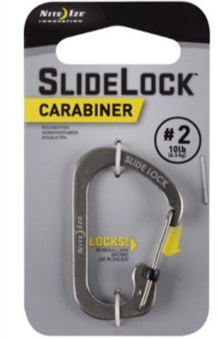 Nite Ize Karabijnhaak Slidelock zilver