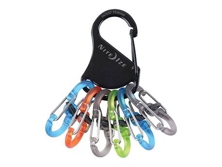 Nite Ize KeyRack Locker S-Biners 6 color zwart 