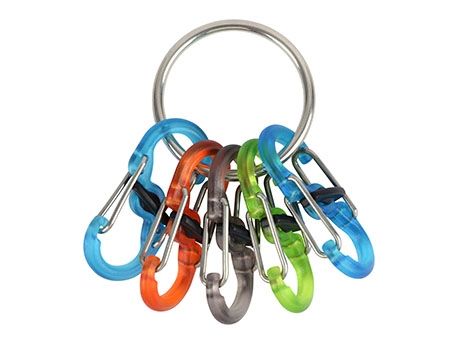 Nite Ize KeyRing Locker Stainless 5 colors 