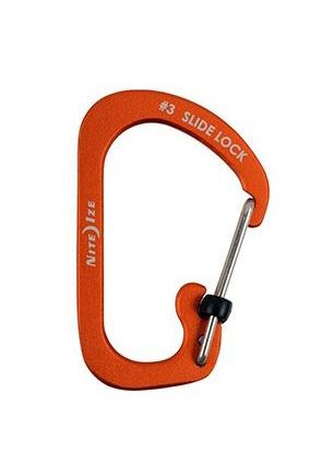 Nite Ize Slidelock #3 Carabiner Aluminium oranje 