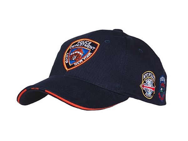 Baseball cap NYPD Patches blauw 