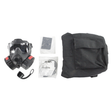 Gasmasker KL Zwart FM50 + Oefenfilters GEBRUIKT