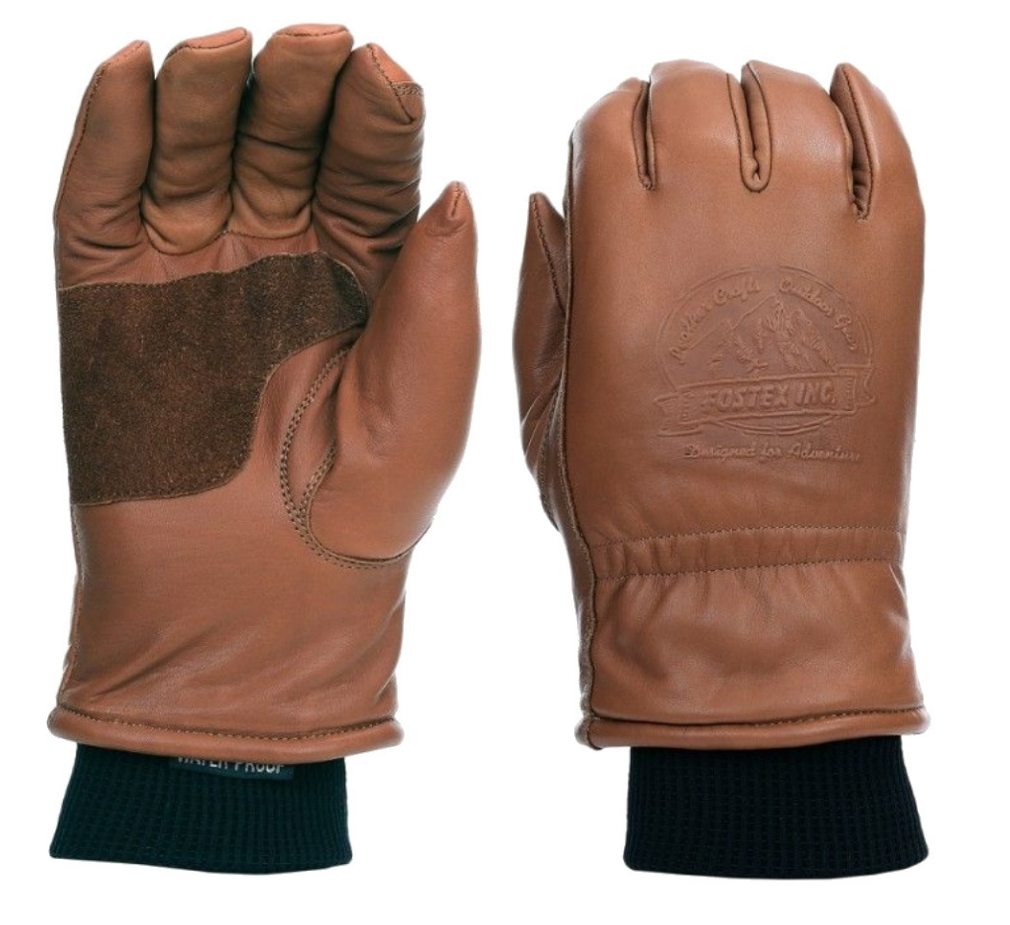 Leren Outdoor handschoen bruin