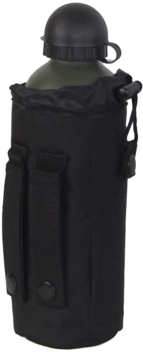 Opbouwtas drinkfles zwart