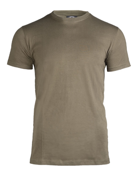 Effen T-shirt Mil-Tec olijf groen