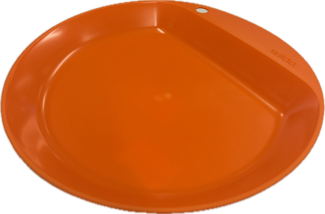 Camping bord plat oranje
