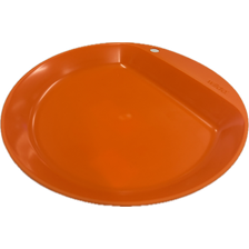 Camping bord plat oranje