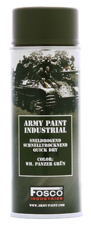 Verf spuitbus 400 ml. groen, Panzer Grün