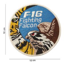 Embleem stof F-16 fighting falcon (tijger)
