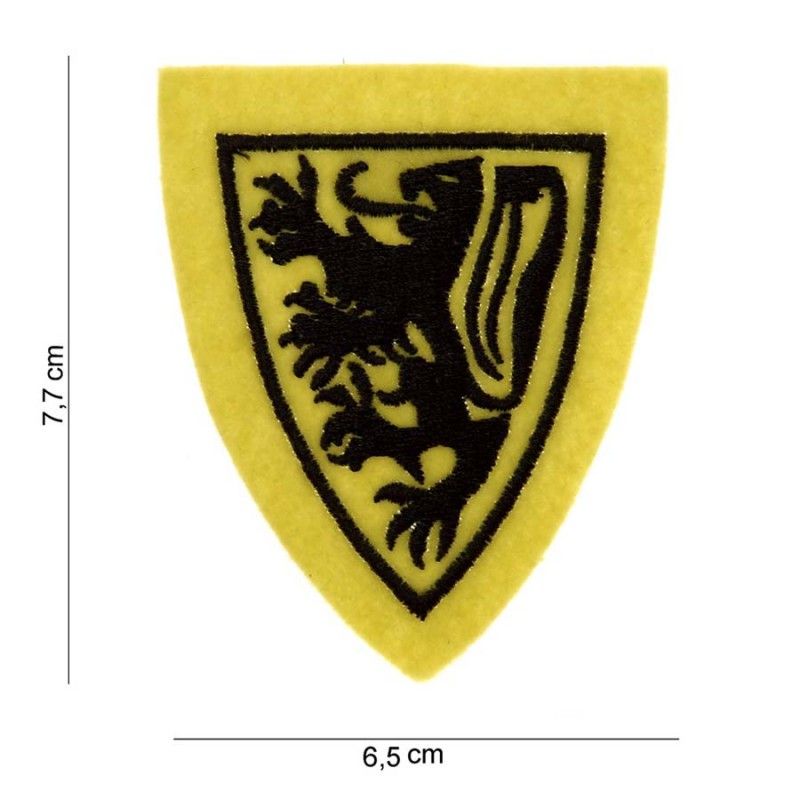 Embleem stof Vlaanderen leeuw