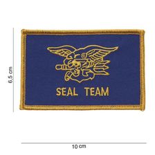 Embleem stof Seal team (goud)