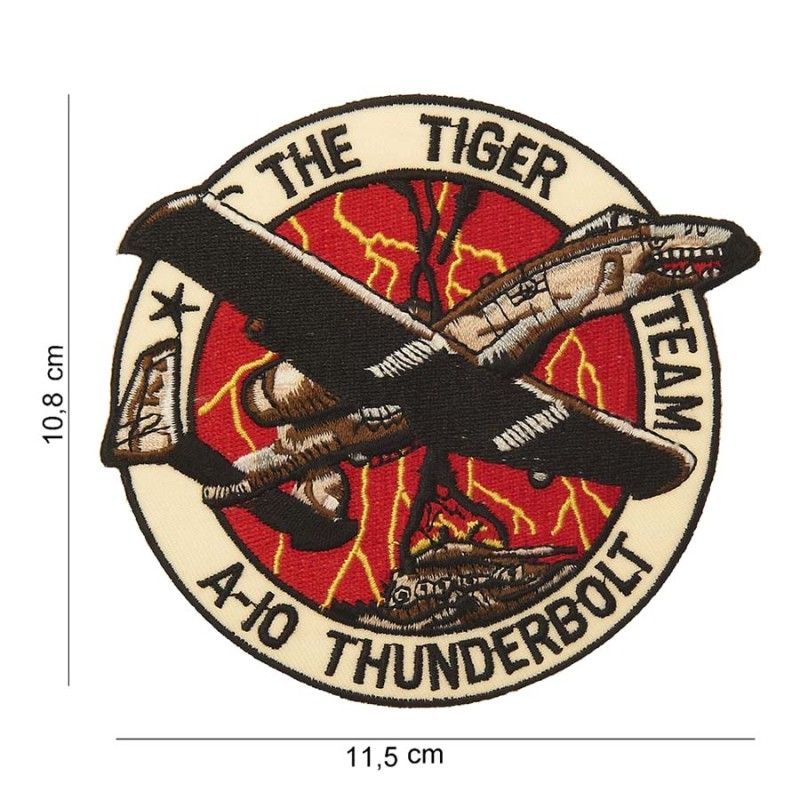 Embleem stof The Tiger Team A-10 Thunderbolt