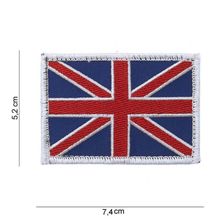 Embleem stof vlag UK met klitteband