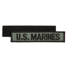 Embleem stof US marines (streep) met klitteband