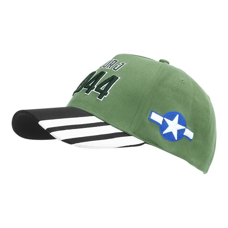 Baseball cap Jour J 1944 WW2 3D groen