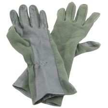 Piloten handschoen Defensie groen/grijs GEBRUIKT