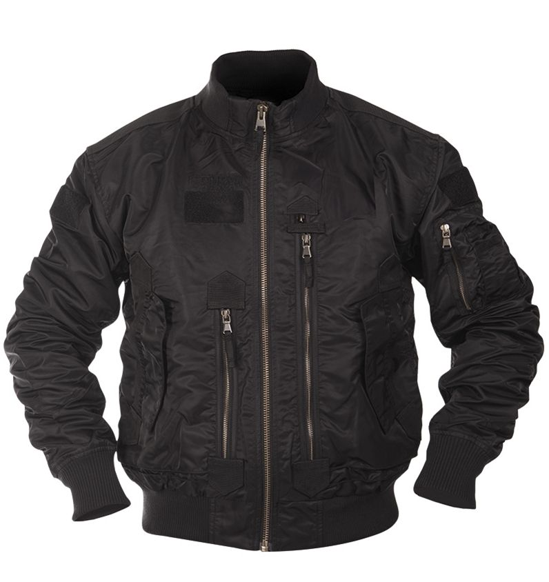 Pilotenjack Mil-Tec zwart
