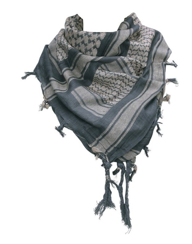 PLO sjaal grijs/beige