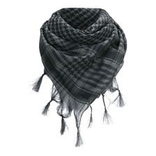 PLO sjaal zwart/grijs