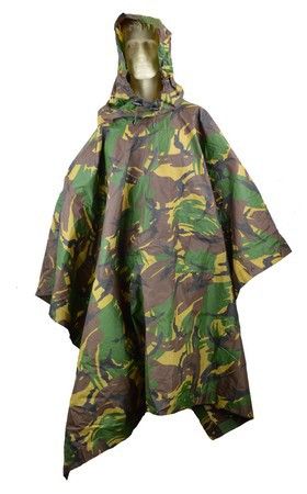 Poncho Defensie nieuw NL camo