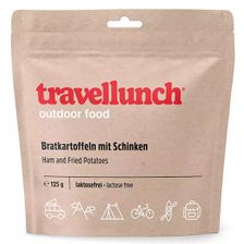 Travellunch ham en gebakken aardappelen