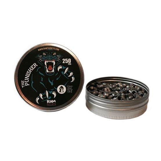 Bukskogeltjes bolkop Punisher 5.5 mm