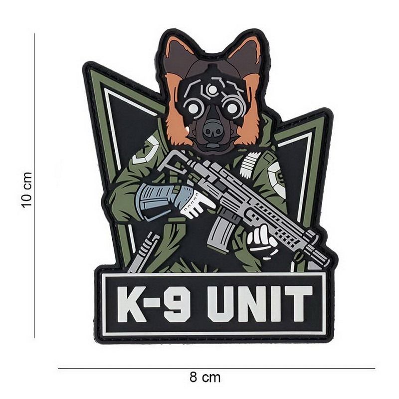 Embleem 3D PVC K-9 Unit glow in the dark