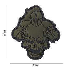Embleem 3D PVC Knight groen