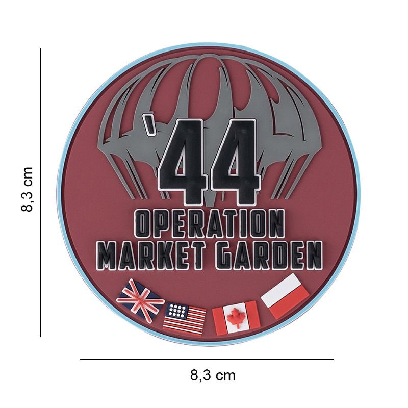 Embleem 3D PVC Market Garden '44 bordo