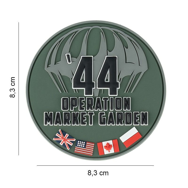 Embleem 3D PVC Market Garden '44 groen