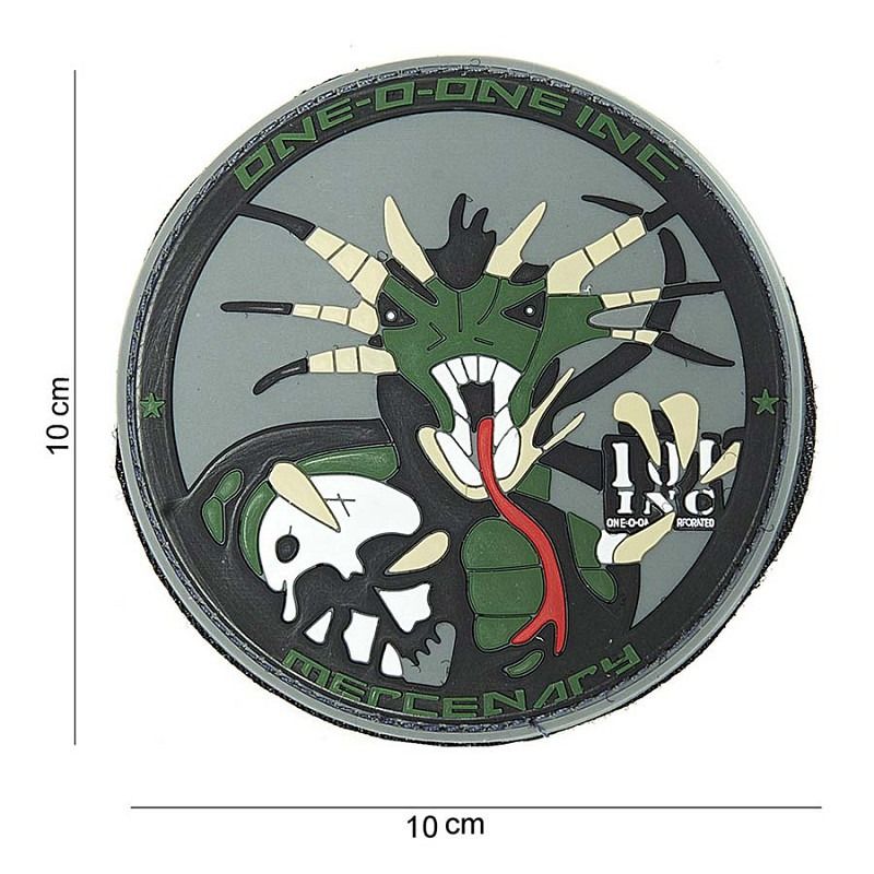 Embleem 3D PVC 101 INC Mercenary