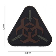 Embleem 3D PVC Outbreak response bruin