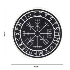 Embleem 3D PVC Protect Shield zwart