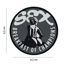 Embleem 3D PVC Sex-breakfast of champions