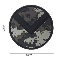 Embleem 3D PVC Spartaan schild acu
