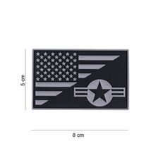 Embleem 3D PVC Stars and Stripes USAF