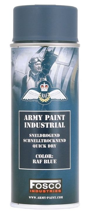 Verf spuitbus 400 ml. blauw-grijs, RAF Blue