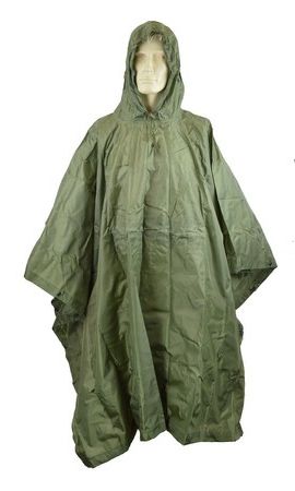 Poncho Ripstop Fostex groen
