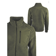 Fleece jack Teddy groen