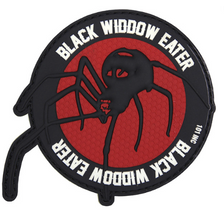 Embleem 3D PVC 'Black Widdow Eater' rood