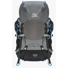 Rugzak Novar 50 + 5 liter zwartgrijs/blauw