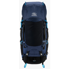 Rugzak Novar 60 + 5 liter zwart/blauw