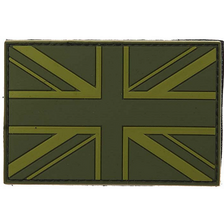 Embleem 3D PVC vlag Groot Brittannië subdued