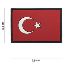 Embleem 3D PVC vlag Turkije