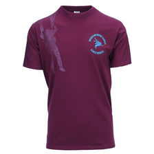 T-shirt Pegasus Paratrooper bordo rood