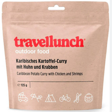 Travellunch Caribische aardappelcurry met kip en garnalen
