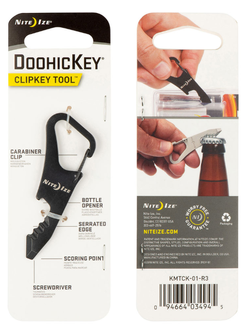 Nite Ize DoohicKey ClipKey Tool zwart