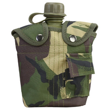 Veldfles PVC met hoes Britse camo