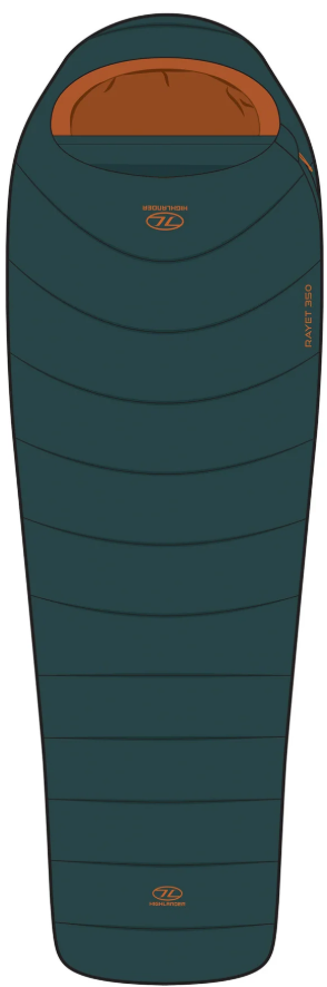 Slaapzak Rayet 350 groen